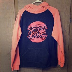 Go Rope Clothing cowl neck hoodie